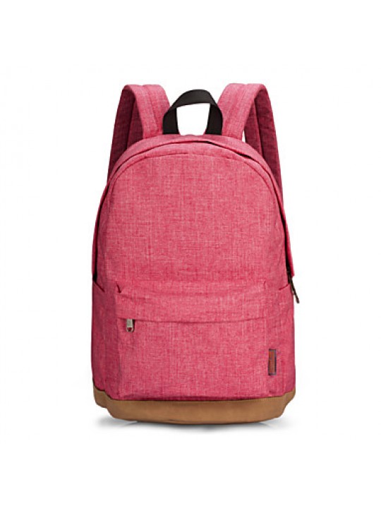 Korean Style Red Casual Rucksacks Girl Women Canvas School Student Backpack Large Travel Backpack T101