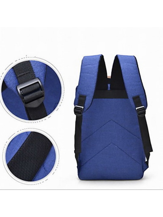 Fashion Unisex Canvas / Polyester Weekend Bag Backpack / Sports & Leisure Bag / Travel Bag-Multi-color